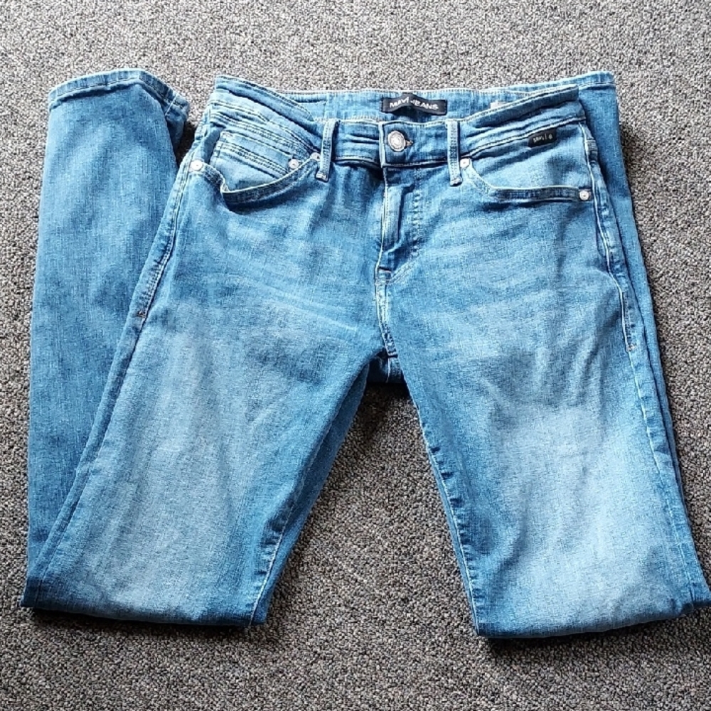Mavi Blue Skinny Jeans with Stretch Denim